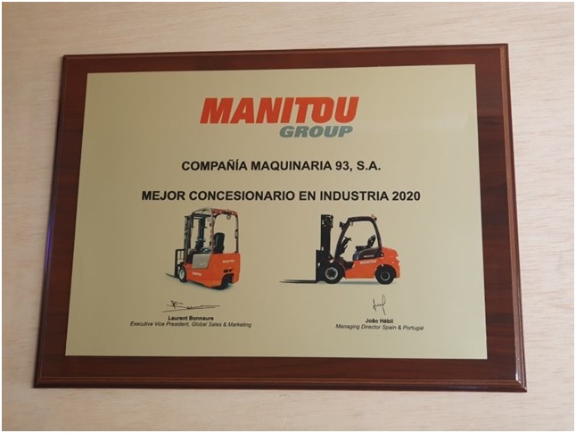 CM93 CATALUÑA galardonada por manitou