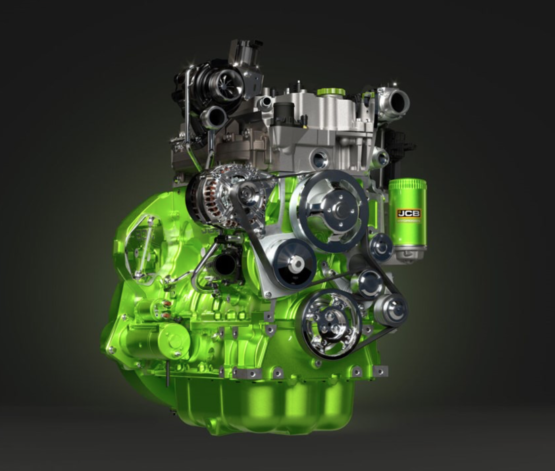 motor de hidrógeno de JCB