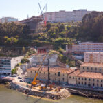 LAS PILOTADORAS DE ROTACIÓN LIEBHERR LB 45 Y LB 36 DE CIMENTALIA EJECUTAN LA CIMENTACIÓN DEL PUENTE QUE UNIRÁ OPORTO CON VILANOVA DE GAIA